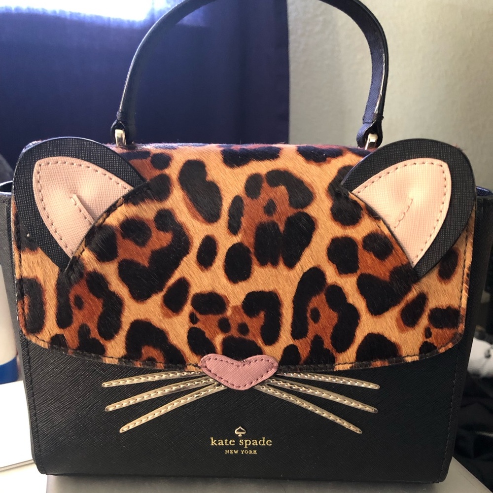Kate spade cheetah leopard print bag novelty